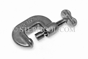 #09994 - 1/4"  Stainless Steel Mini C Clamp. c clamp, clamp, stainless steel fabrication